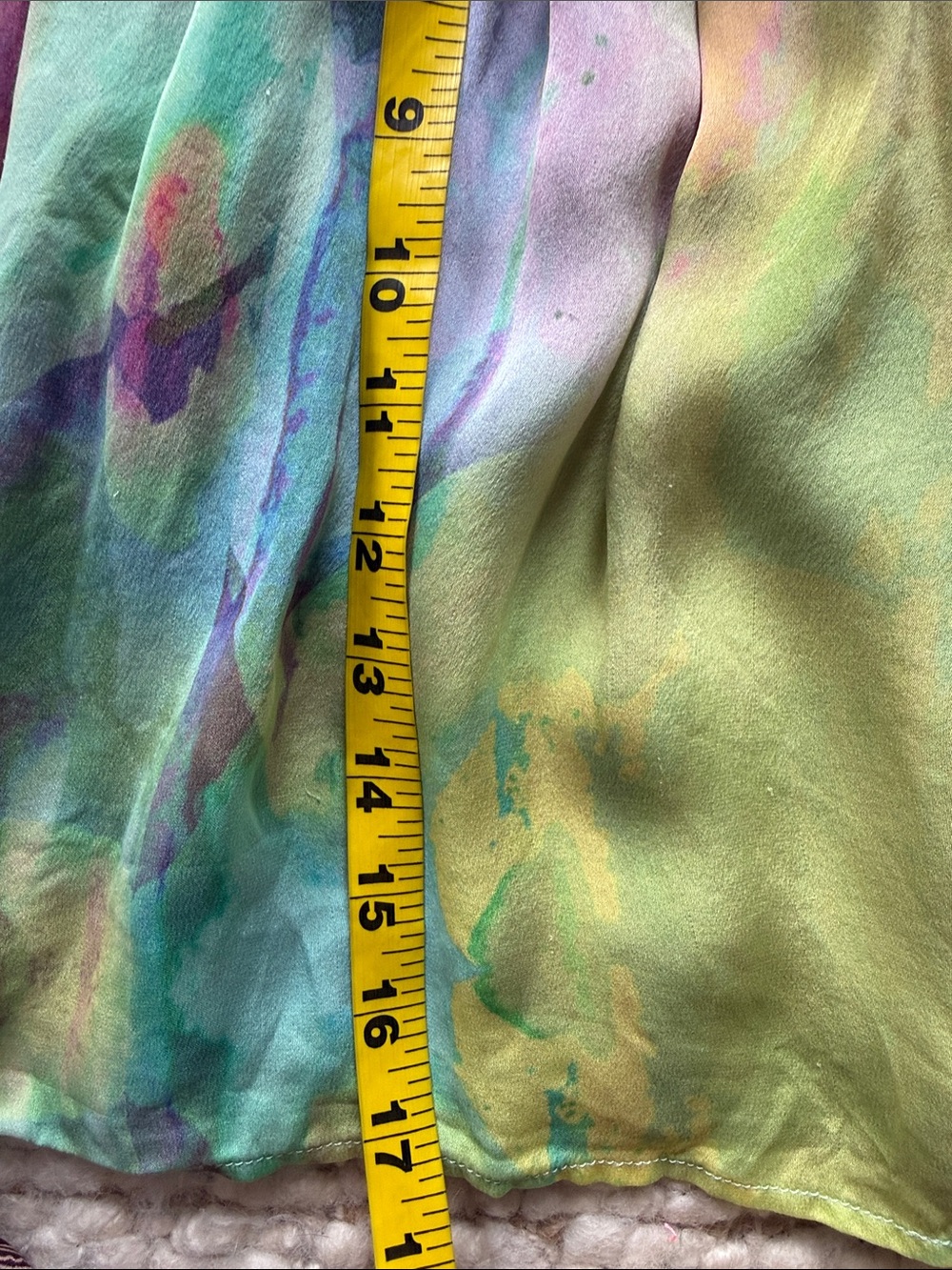 π NEW Browns couture Watercolor Print Pleated Skirt - Multicolor - Picture 6 of 6